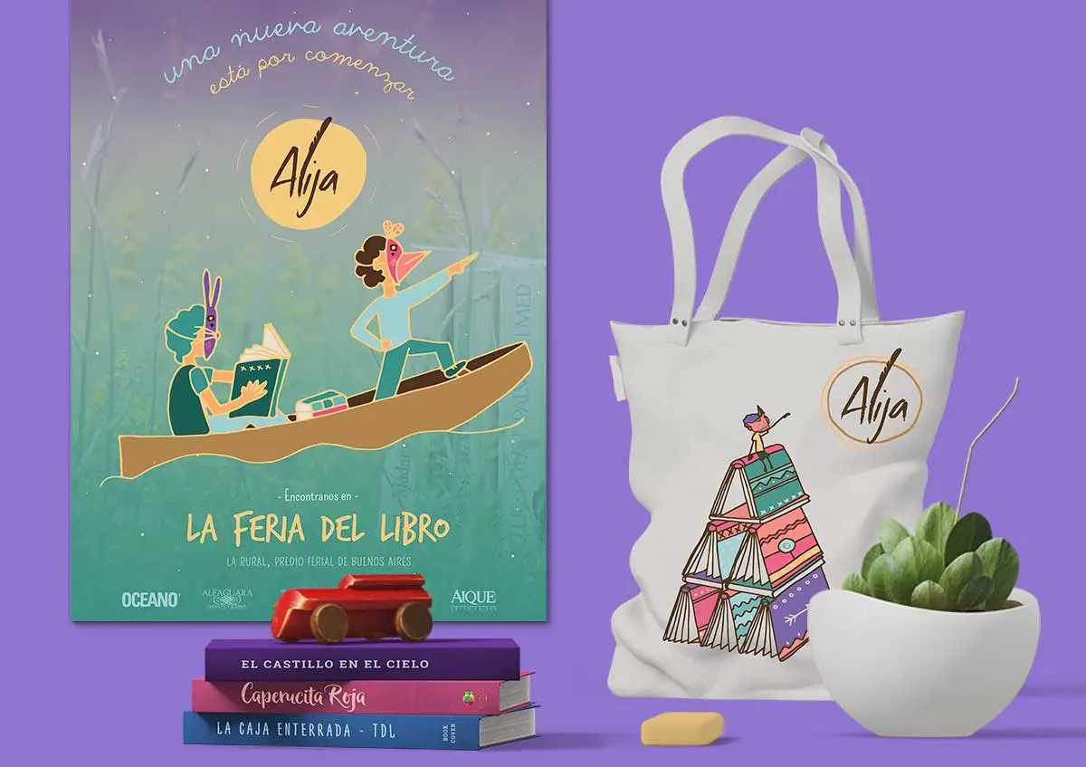 Alija Identidad Visual Feria del Libro Infantil y Juvenil FADU