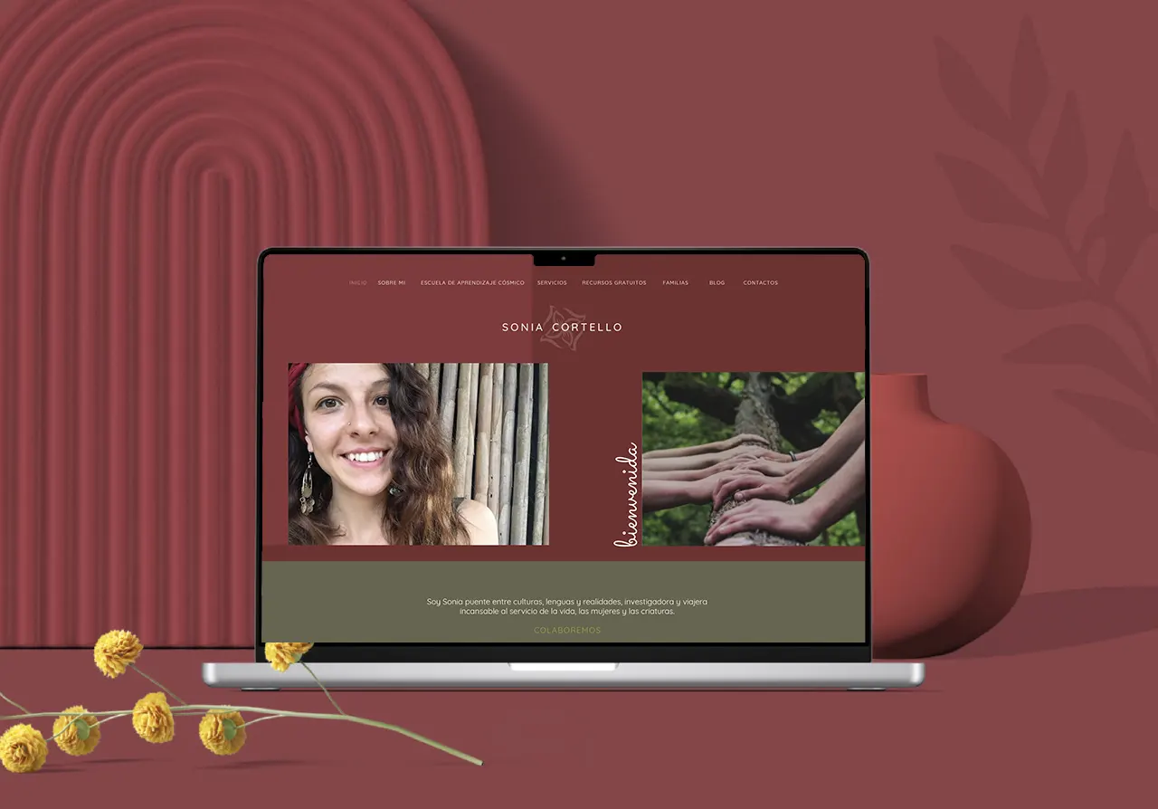 Diseño Web y Customización guiada para Sonia Cortello
